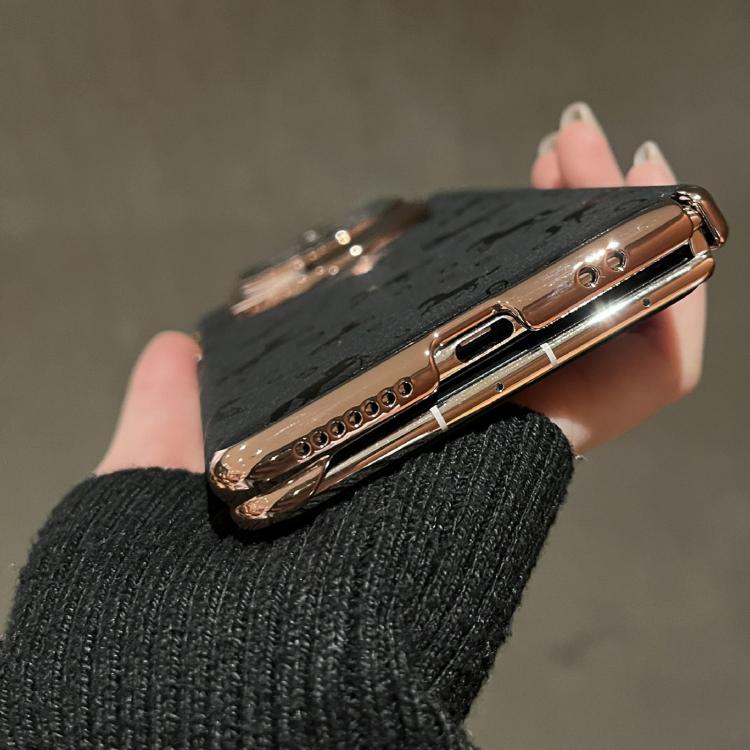 For Huawei Mate X7 Double Axis Pony Pattern Genuine Leather Phone Case