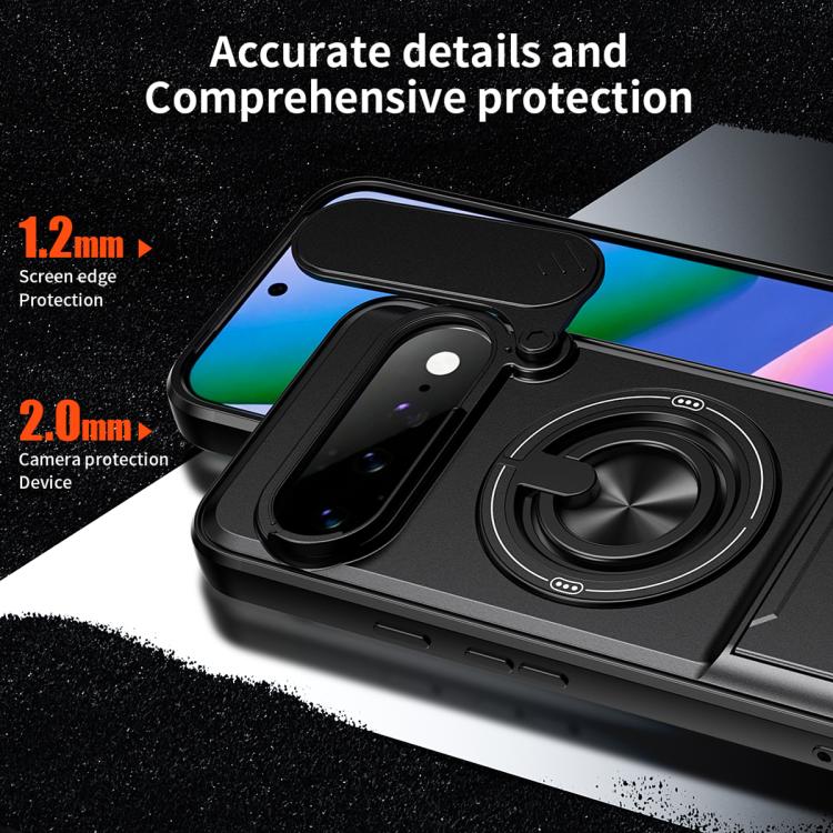 For Google Pixel 11 / 11 Pro Lens Sliding Window Multifunctional Magnetic Shockproof Phone Case