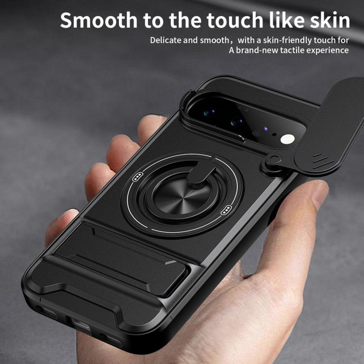For Google Pixel 11 / 11 Pro Lens Sliding Window Multifunctional Magnetic Shockproof Phone Case
