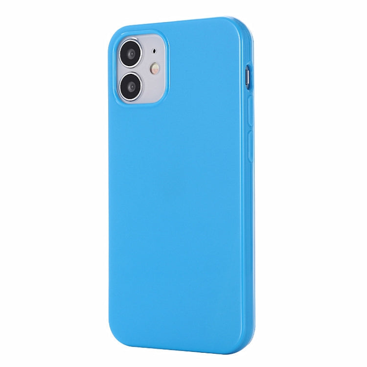 For iPhone 12 mini Solid Color TPU Protective Case