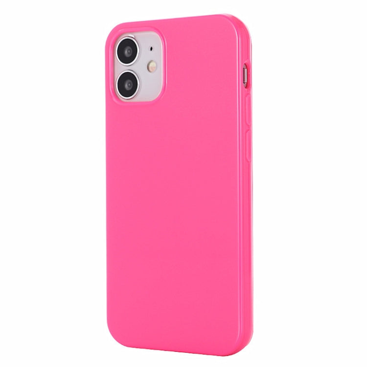 For iPhone 12 mini Solid Color TPU Protective Case