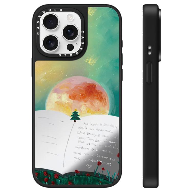 For iPhone 15 Pro Max Floating Man Series Pattern Mirror Phone Case