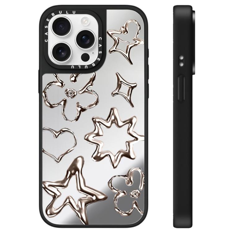 For iPhone 15 Pro Max Floating Man Series Pattern Mirror Phone Case