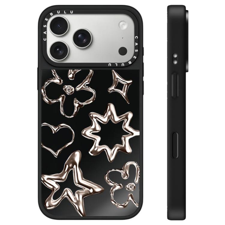 For iPhone 17 Pro Max Floating Man Series Pattern Mirror Phone Case