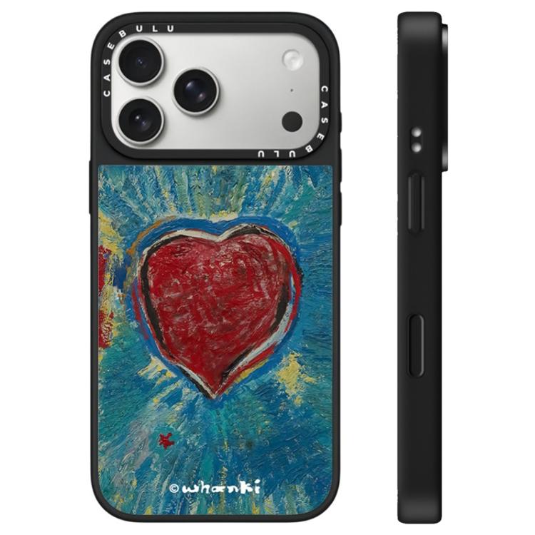 For iPhone 17 Pro Floating Man Series Pattern Mirror Phone Case