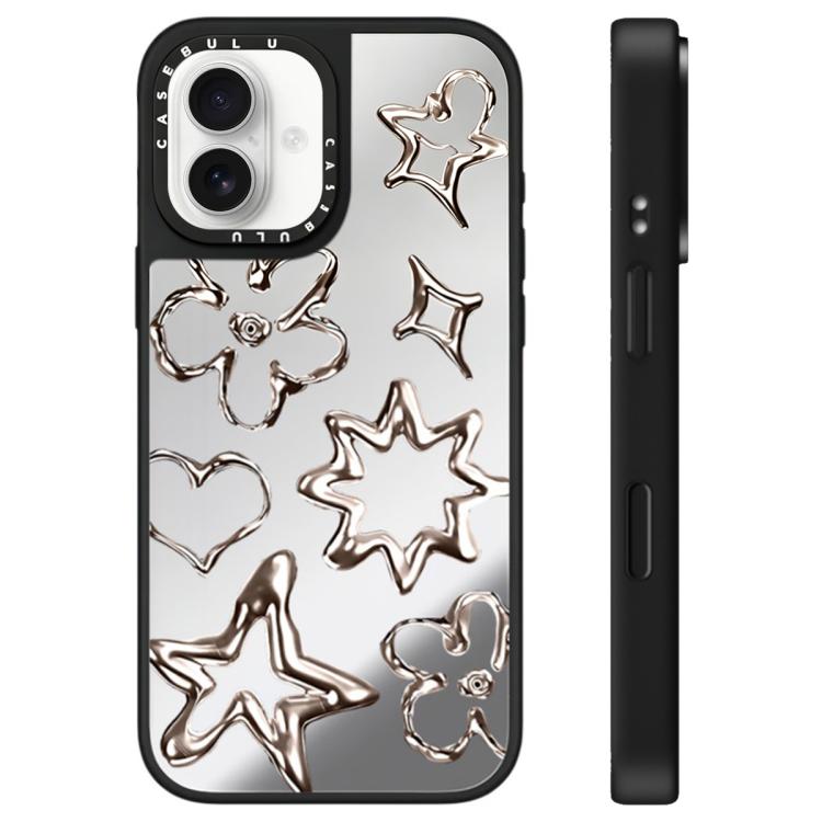For iPhone 17 Floating Man Series Pattern Mirror Phone Case