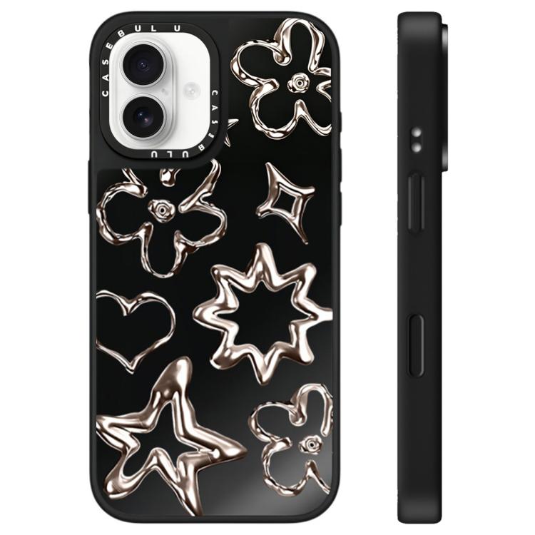 For iPhone 17 Floating Man Series Pattern Mirror Phone Case