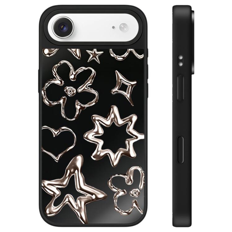 For iPhone Air Floating Man Series Pattern Mirror Phone Case