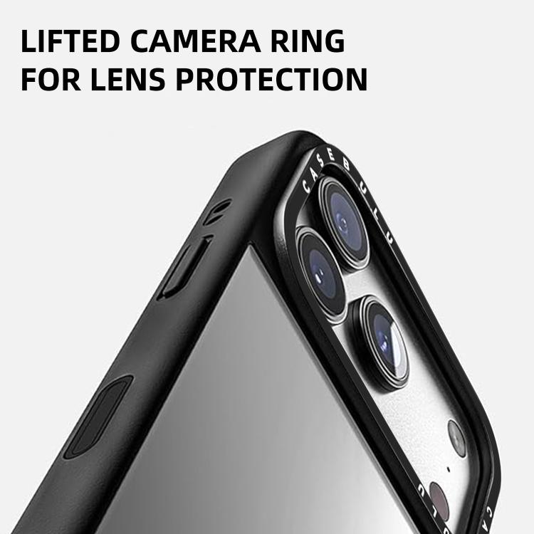 For iPhone 17 Pro Floating Man Series Pattern Mirror Phone Case
