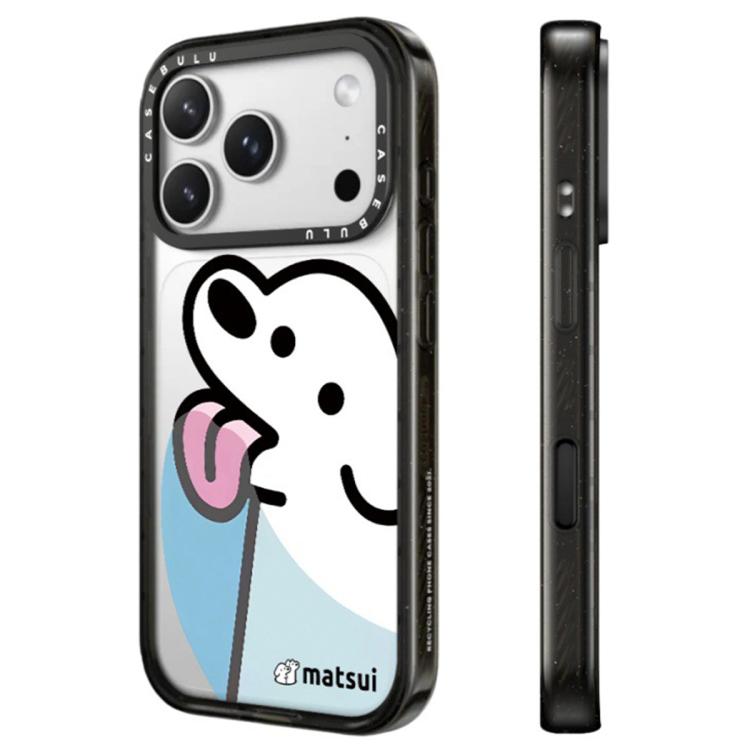 For iPhone 15 Pro Max Dogs Series Pattern Transparent Acrylic Phone Case