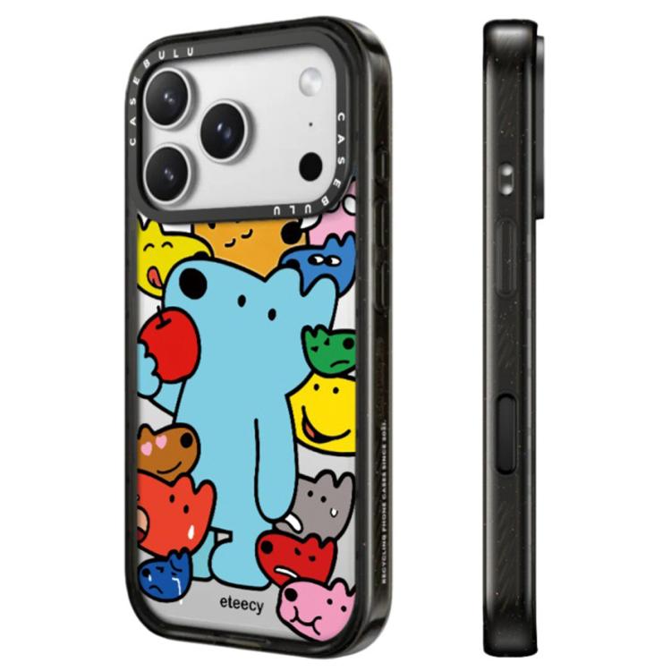 For iPhone 15 Pro Max Dogs Series Pattern Transparent Acrylic Phone Case