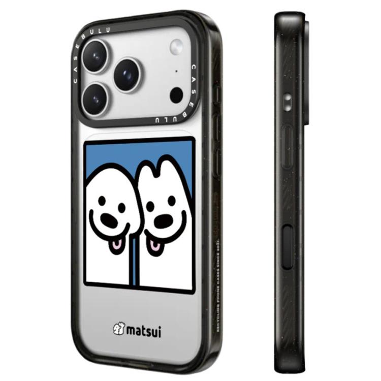 For iPhone 15 Dogs Series Pattern Transparent Acrylic Phone Case