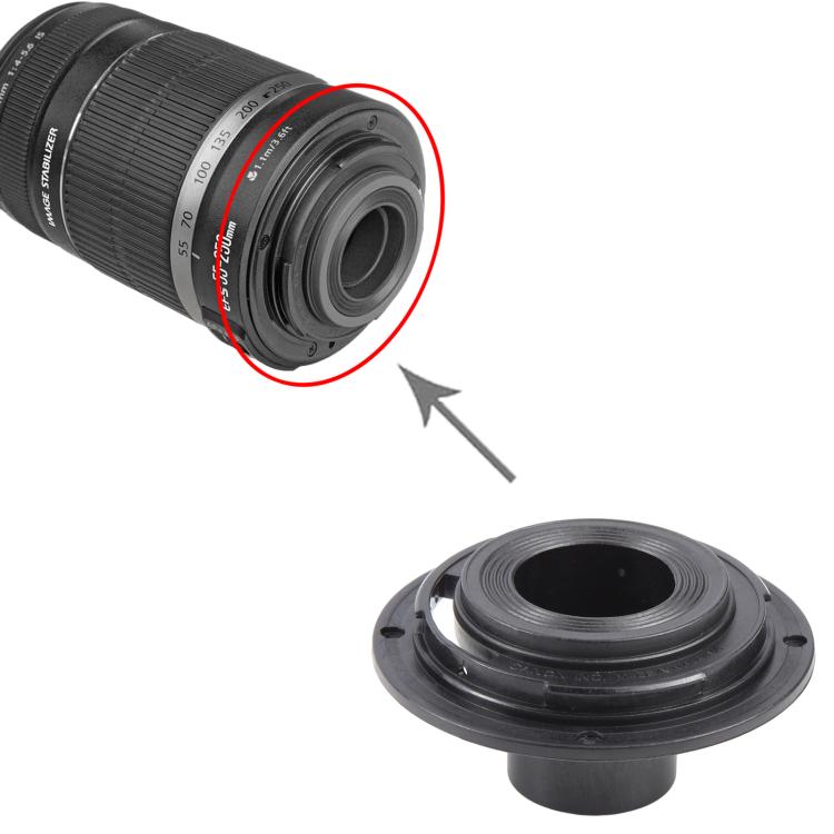 For Canon EF-S 55-250mm f/4-5.6 IS II Camera Lens Bayonet Mount Ring