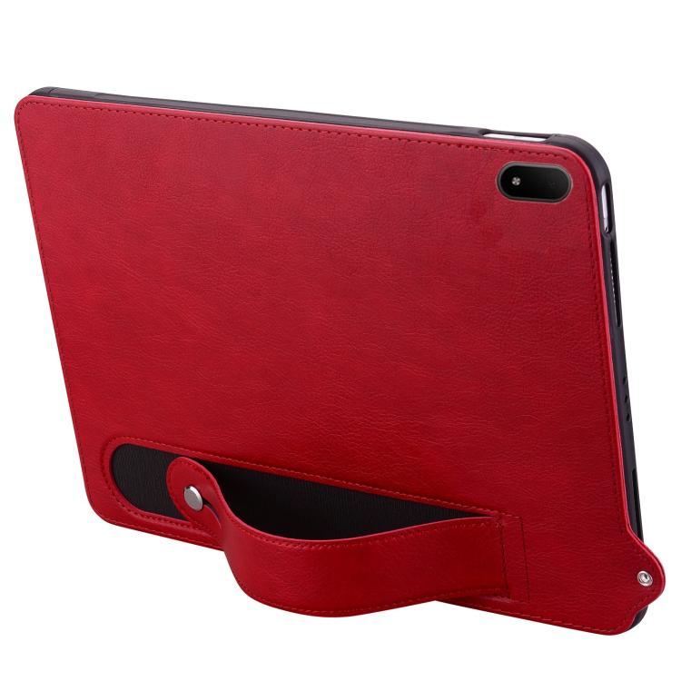 For OPPO Pad Mini 8.8 2026 TPU Leather Back Tablet Case with Wristband