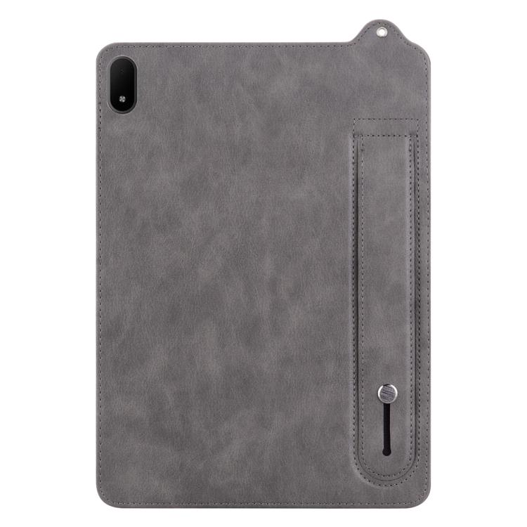 For OPPO Pad Mini 8.8 2026 TPU Leather Back Tablet Case with Wristband