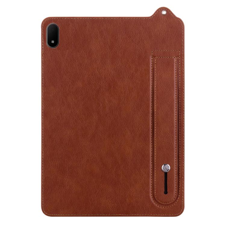 For OPPO Pad Mini 8.8 2026 TPU Leather Back Tablet Case with Wristband
