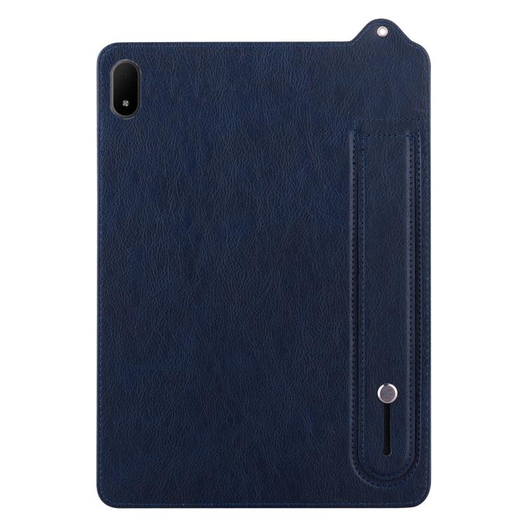 For OPPO Pad Mini 8.8 2026 TPU Leather Back Tablet Case with Wristband