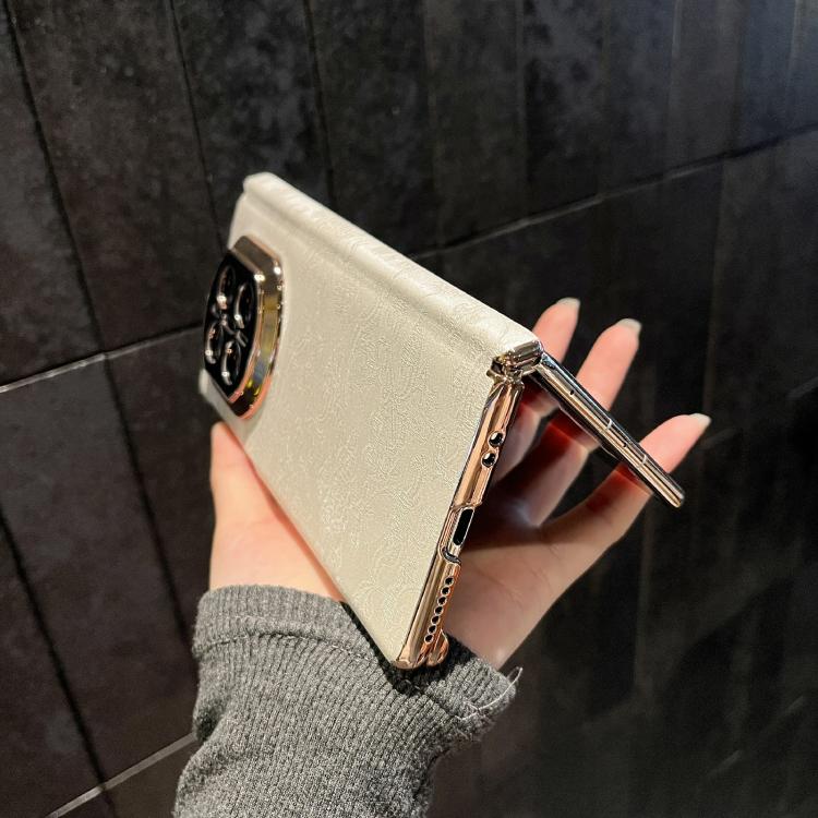For Huawei Mate X6 Double Axis ?Sichuan Figured Satin Pattern Shockproof Phone Case