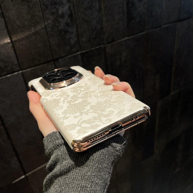 For Huawei Mate X7 Double Axis ?Sichuan Figured Satin Pattern Shockproof Phone Case