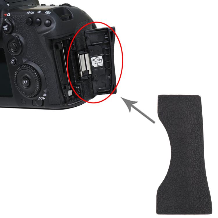 For Canon EOS 7D Mark II CF Card Slot Cover Decorative Leather
