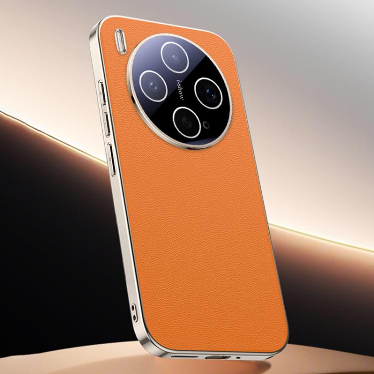 For vivo X300s Skin Feel Leather Texture Cooling Phone Case
