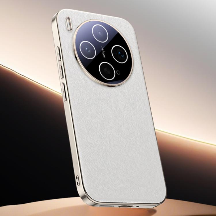 For vivo X300s Skin Feel Leather Texture Cooling Phone Case