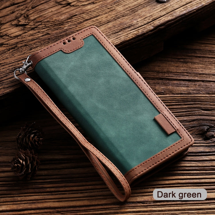 For Samsung Galaxy S20 FE Retro Splicing Horizontal Flip Leather Case with Card Slots & Holder & Wallet