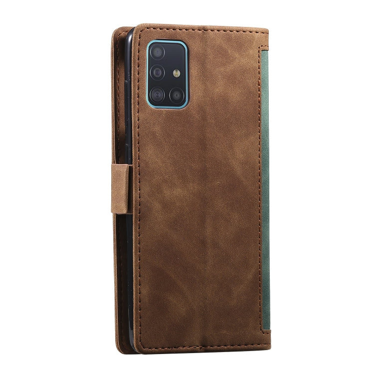 For Samsung Galaxy S20 FE Retro Splicing Horizontal Flip Leather Case with Card Slots & Holder & Wallet