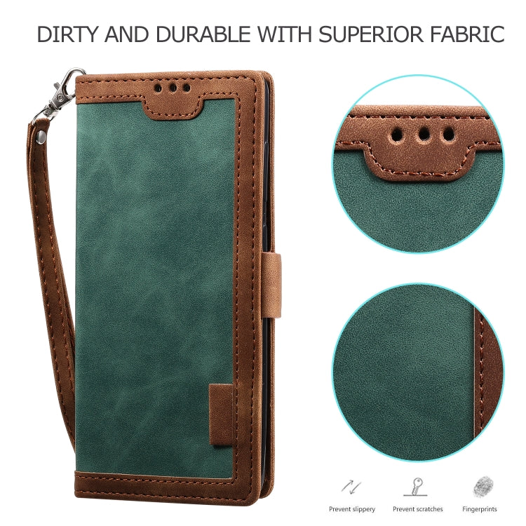For Samsung Galaxy S20 FE Retro Splicing Horizontal Flip Leather Case with Card Slots & Holder & Wallet