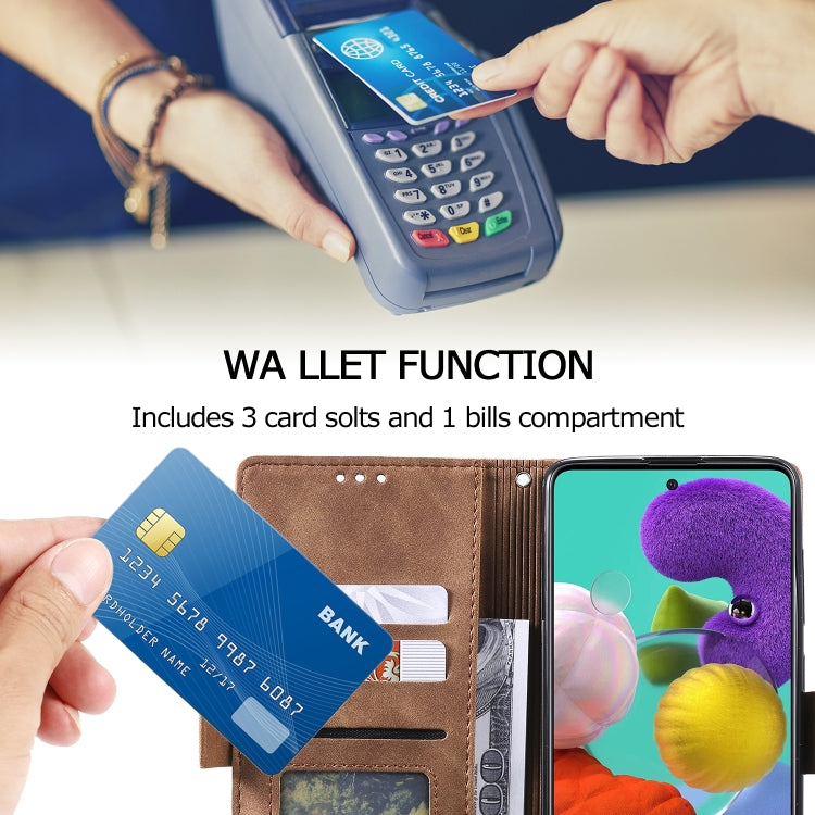 For Samsung Galaxy S20 FE Retro Splicing Horizontal Flip Leather Case with Card Slots & Holder & Wallet