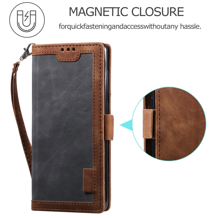 For Samsung Galaxy S20 FE Retro Splicing Horizontal Flip Leather Case with Card Slots & Holder & Wallet