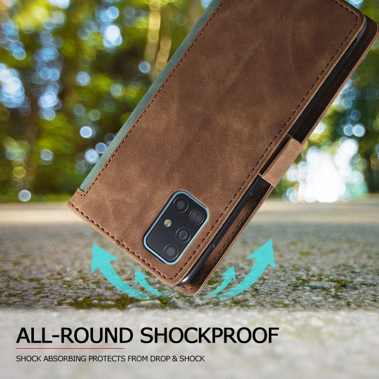 For Samsung Galaxy S20 FE Retro Splicing Horizontal Flip Leather Case with Card Slots & Holder & Wallet