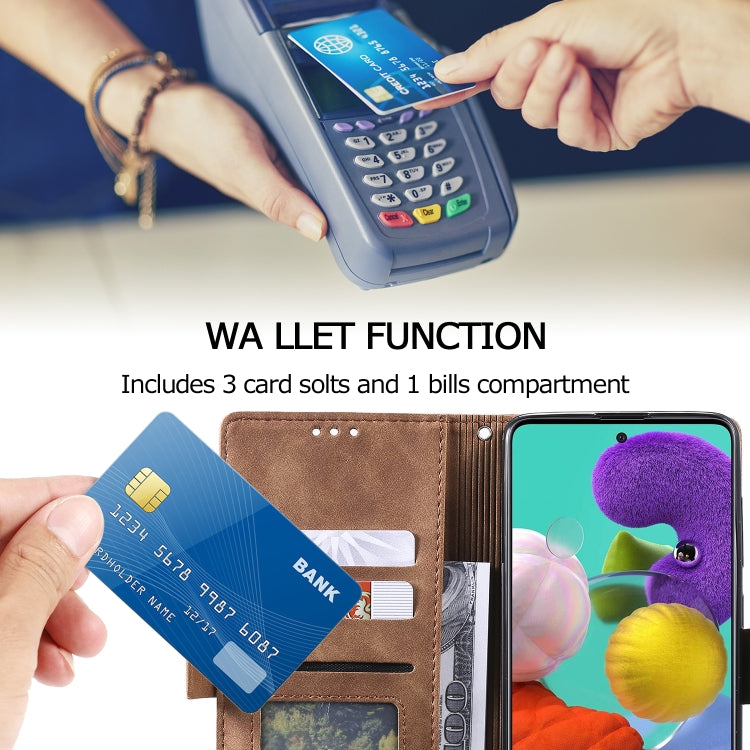 For Samsung Galaxy S20 FE Retro Splicing Horizontal Flip Leather Case with Card Slots & Holder & Wallet
