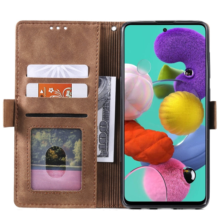 For Samsung Galaxy S20 FE Retro Splicing Horizontal Flip Leather Case with Card Slots & Holder & Wallet