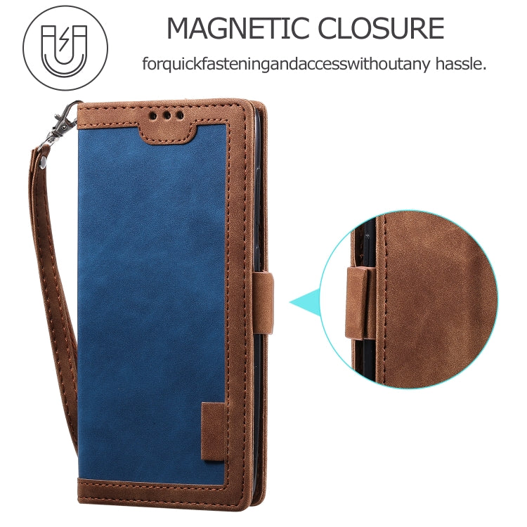 For Samsung Galaxy S20 FE Retro Splicing Horizontal Flip Leather Case with Card Slots & Holder & Wallet