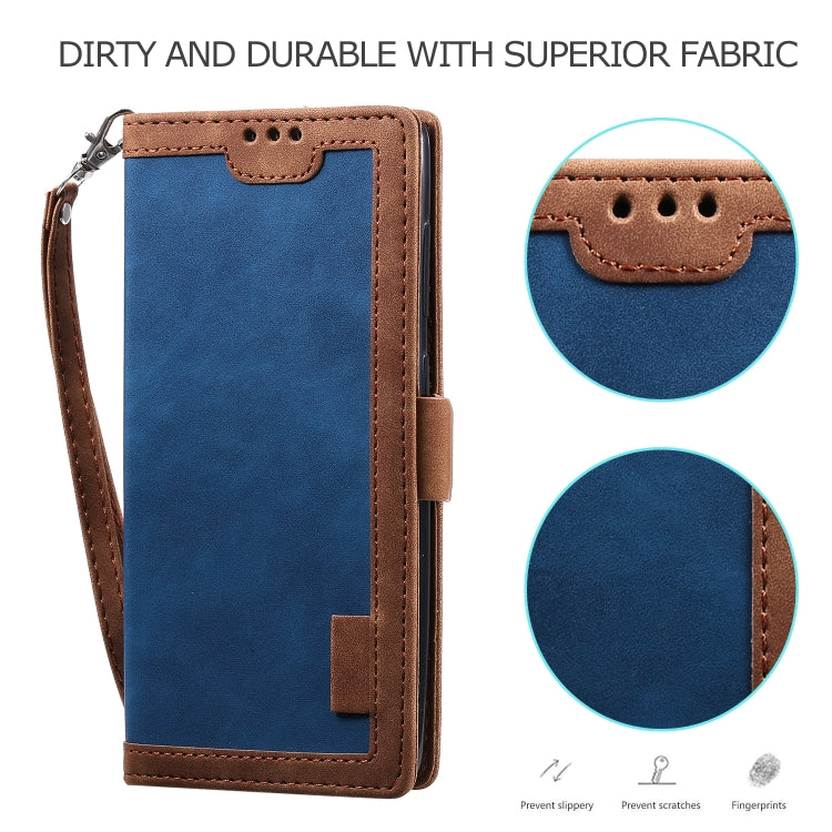 For Samsung Galaxy S20 FE Retro Splicing Horizontal Flip Leather Case with Card Slots & Holder & Wallet