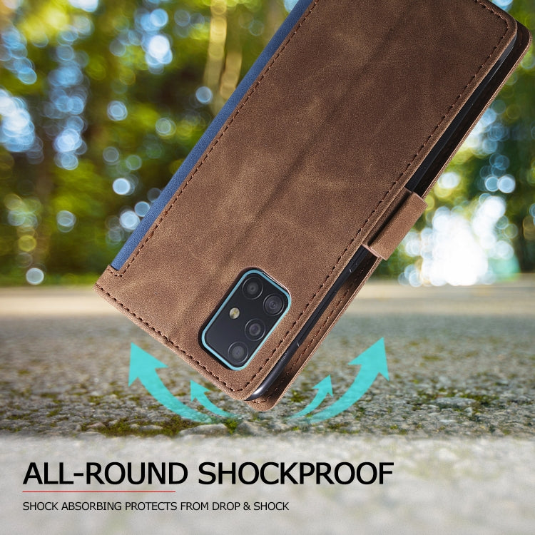 For Samsung Galaxy S20 FE Retro Splicing Horizontal Flip Leather Case with Card Slots & Holder & Wallet