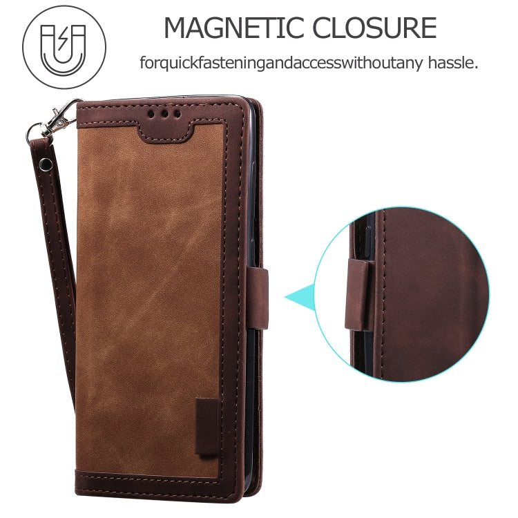 For Samsung Galaxy S20 FE Retro Splicing Horizontal Flip Leather Case with Card Slots & Holder & Wallet