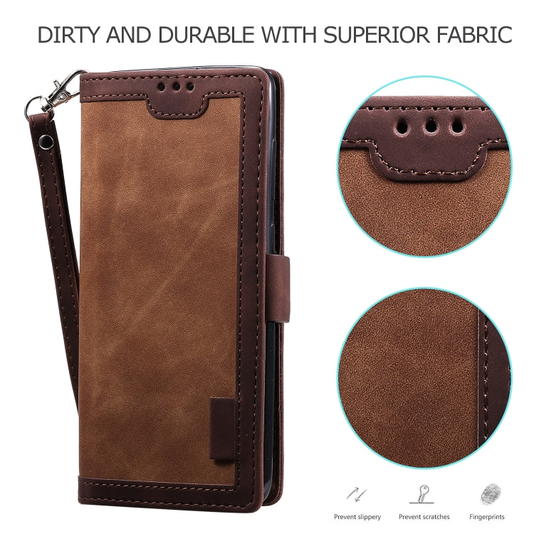 For Samsung Galaxy S20 FE Retro Splicing Horizontal Flip Leather Case with Card Slots & Holder & Wallet