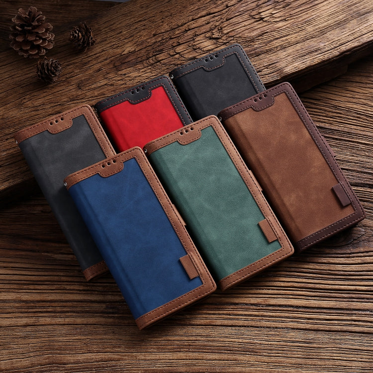 For Samsung Galaxy S20 FE Retro Splicing Horizontal Flip Leather Case with Card Slots & Holder & Wallet