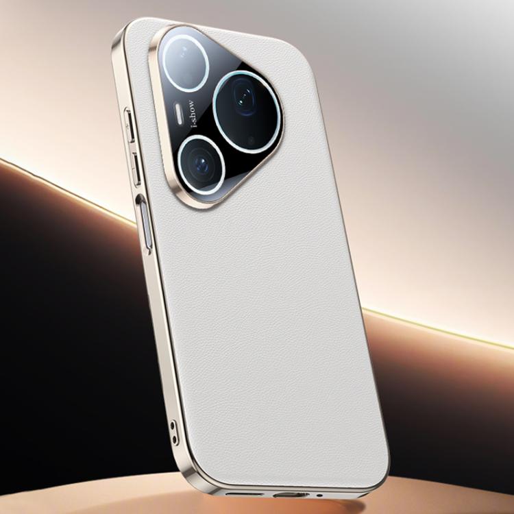 For Huawei Pura 90 Pro Max Skin Feel Leather Texture Cooling Phone Case