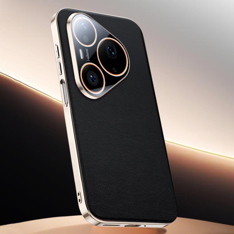 For Huawei Pura 90 Pro Skin Feel Leather Texture Cooling Phone Case