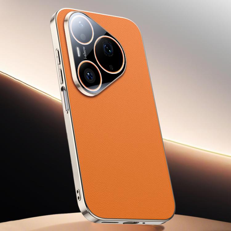 For Huawei Pura 90 Pro Skin Feel Leather Texture Cooling Phone Case