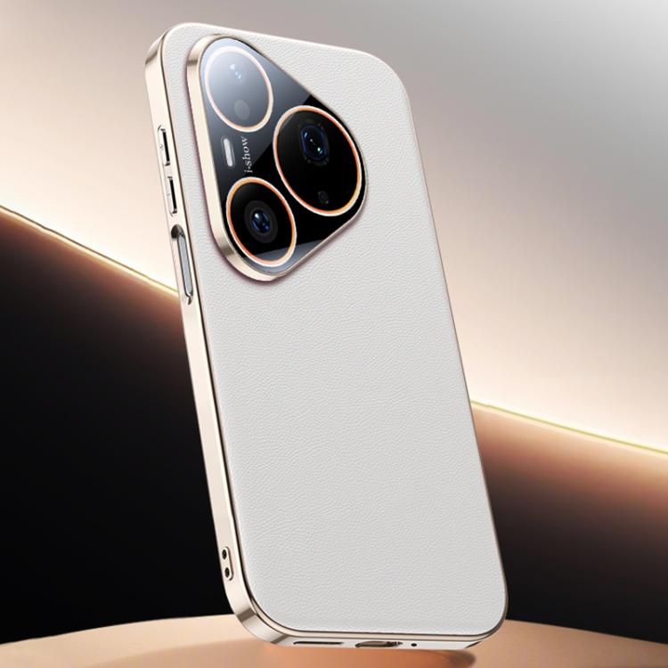 For Huawei Pura 90 Pro Skin Feel Leather Texture Cooling Phone Case