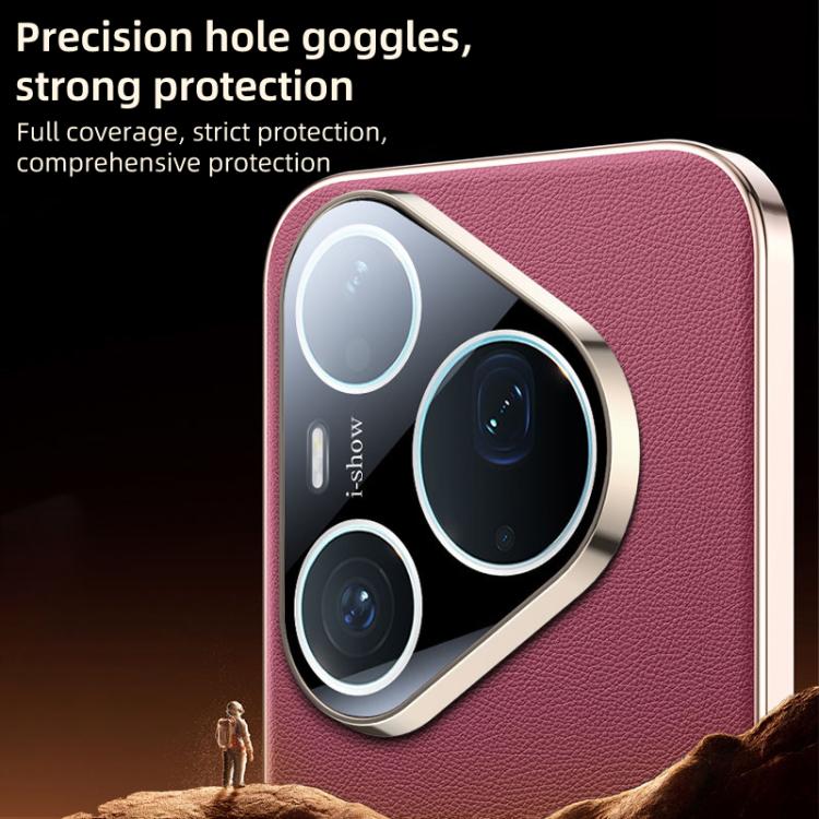 For Huawei Pura 90 Pro Skin Feel Leather Texture Cooling Phone Case