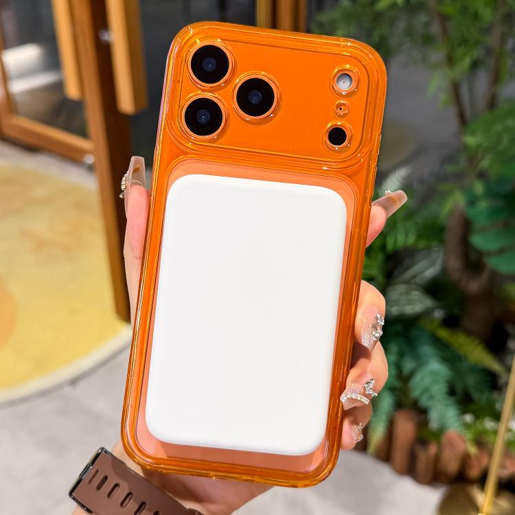 For iPhone 17 Pro Max Precise Hole Shockproof Magnetic TPU Hybrid Acrylic Transparent Phone Case