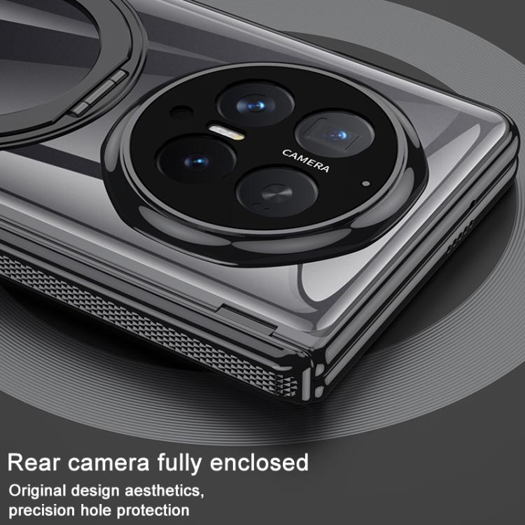 For Honor Magic V6 GKK Integrated Privacy Magnetic Folding Hinge Phantom Phone Case with Rotating Holder