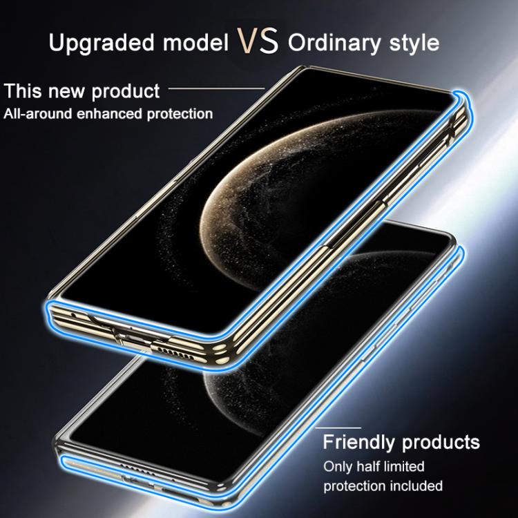 For Huawei Mate X6 GKK Magnetic Dual Hinge AG Phantom Slim Ring Phone Case with Holder