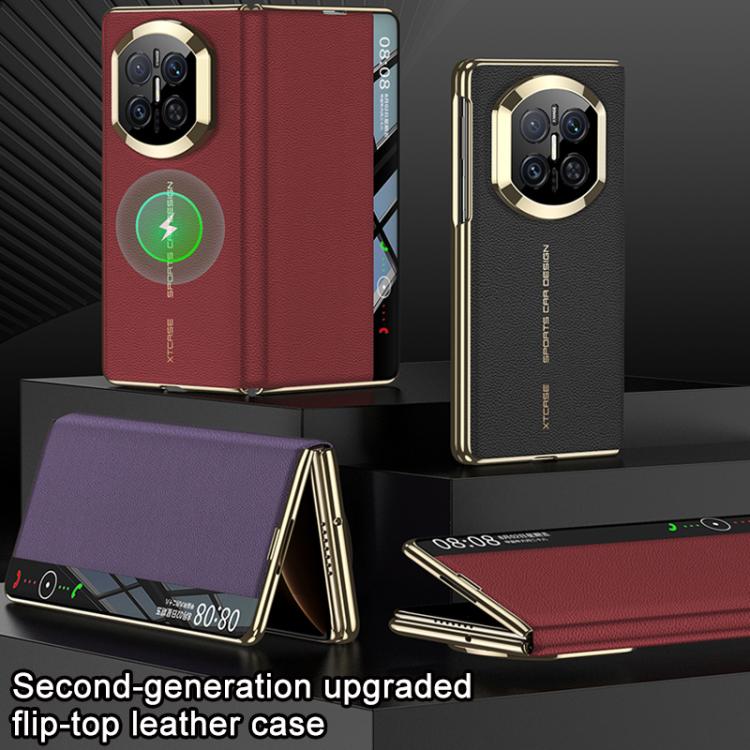For Huawei Mate X7 GKK Magnetic Full Cover Flip Phone Case