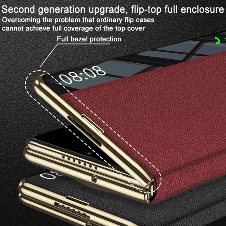 For Huawei Mate X7 GKK Magnetic Full Cover Flip Phone Case